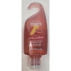 Avon Senses Juicy Succulence Pomegranate Mango Hydrating Shower Gel 5 Fl Oz Hook